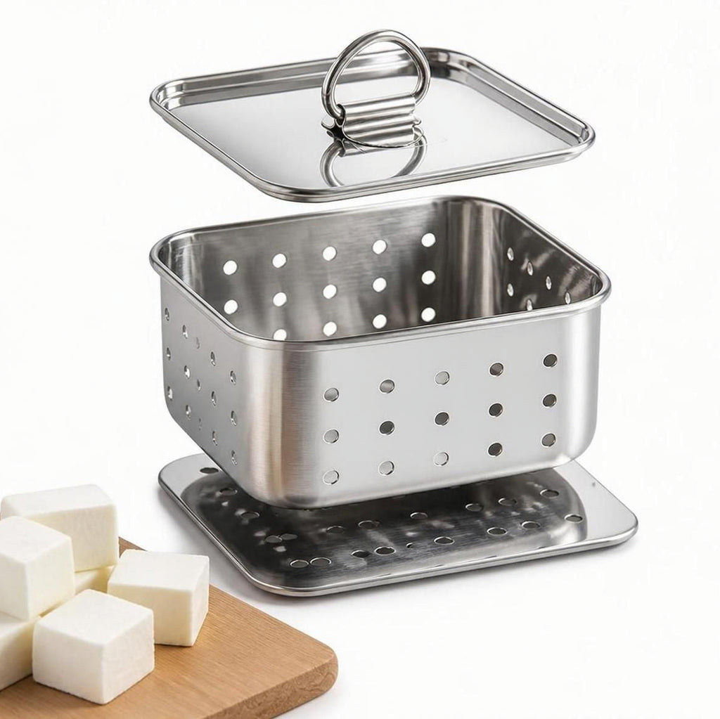 Stainless Steel Indian Paneer Press Mould (250 Ml, Small)