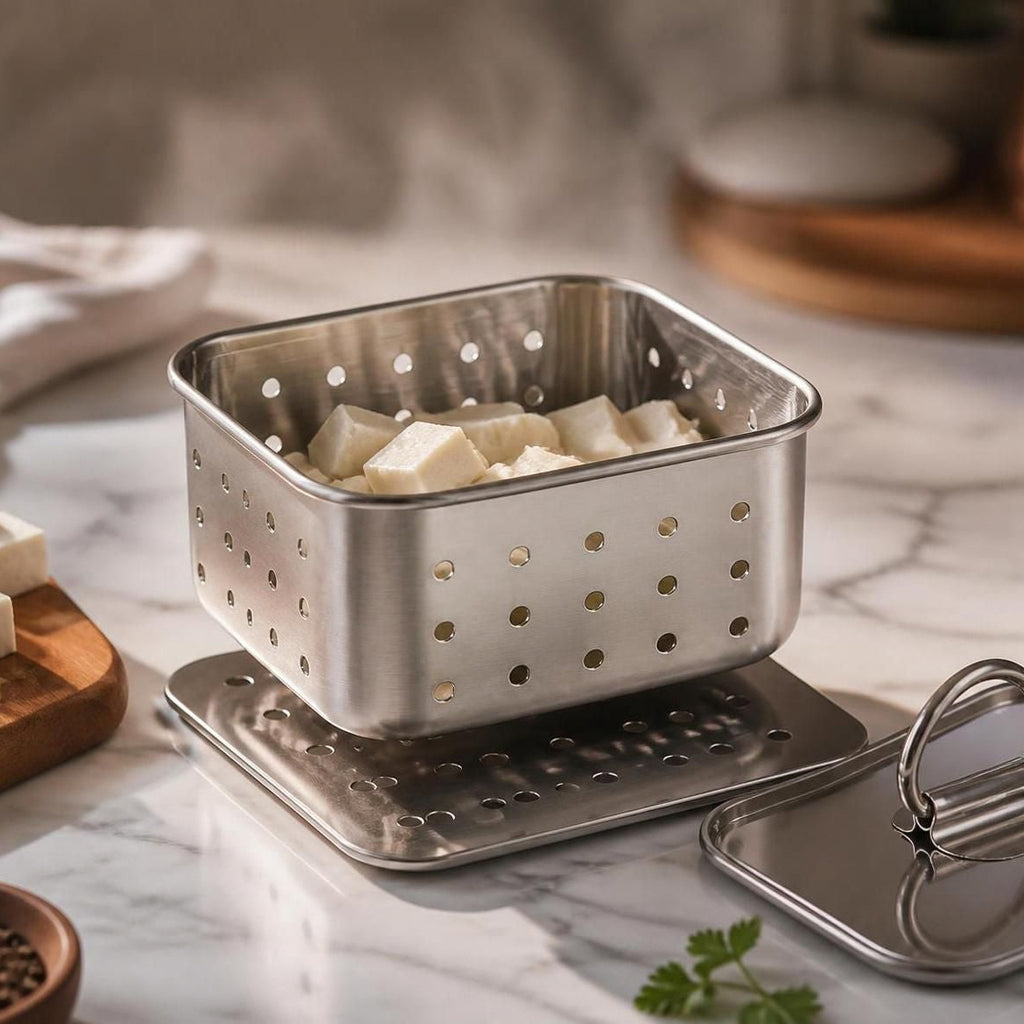 Stainless Steel Indian Paneer Press Mould (250 Ml, Small)