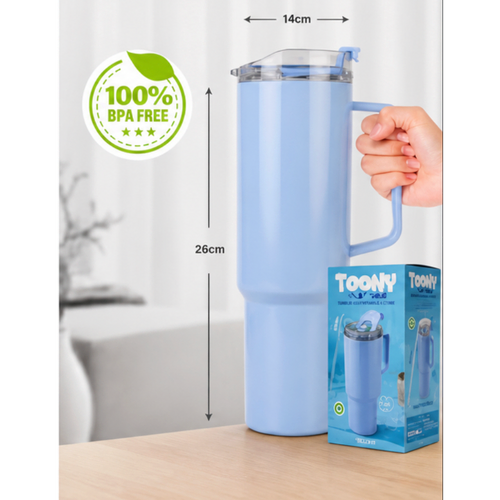 Tumbler (1800ml) with Handle & Straw